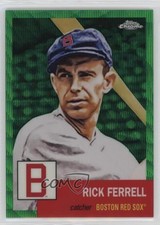 2022 Chrome Platinum Anniversary Green Wave Refractor 56/99 Rick Ferrell HOF 7m3