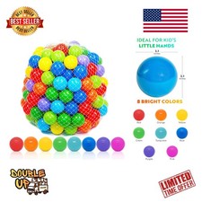 Colorful Crush Proof Ball Pit Balls - Safe Fun for Toddlers Under 3