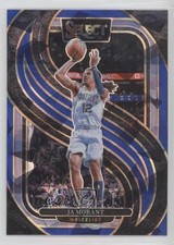 2024-25 Panini Select Premier Level Blue Cracked Ice Prizm Ja Morant #107 1gv4
