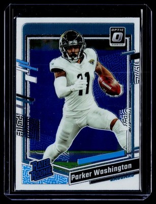 2023 Donruss Optic #254 Parker Washington Rated Rookie F43