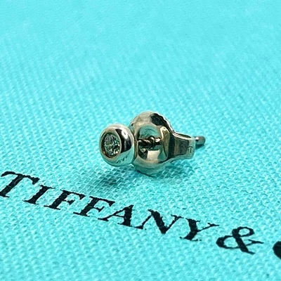 Tiffany & Co. By the Yard Diamond Earring Silver 925 Women Used Single - Image 1 of 4