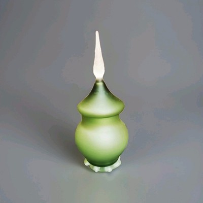 VINTAGE MORETTI SATINATO KUNSTGLAS GLAS, RETRO ITALIENISCHES MID CENTURY KUNSTGLAS