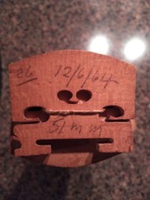 29 Vintage NOS French or German Viola Bridge Blanks 51mm from 1964