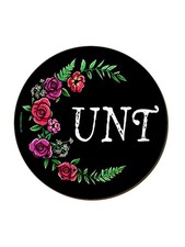 Floral C*nt  Coaster