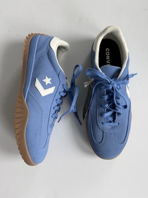 NWOB Unisex Converse Run Star Trainer Shoes Sky Blue Size 8 W/6.5M US NEW