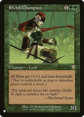 1x Elvish Champion - The List NM-Mint, English Mystery Booster / The List MTG Ma