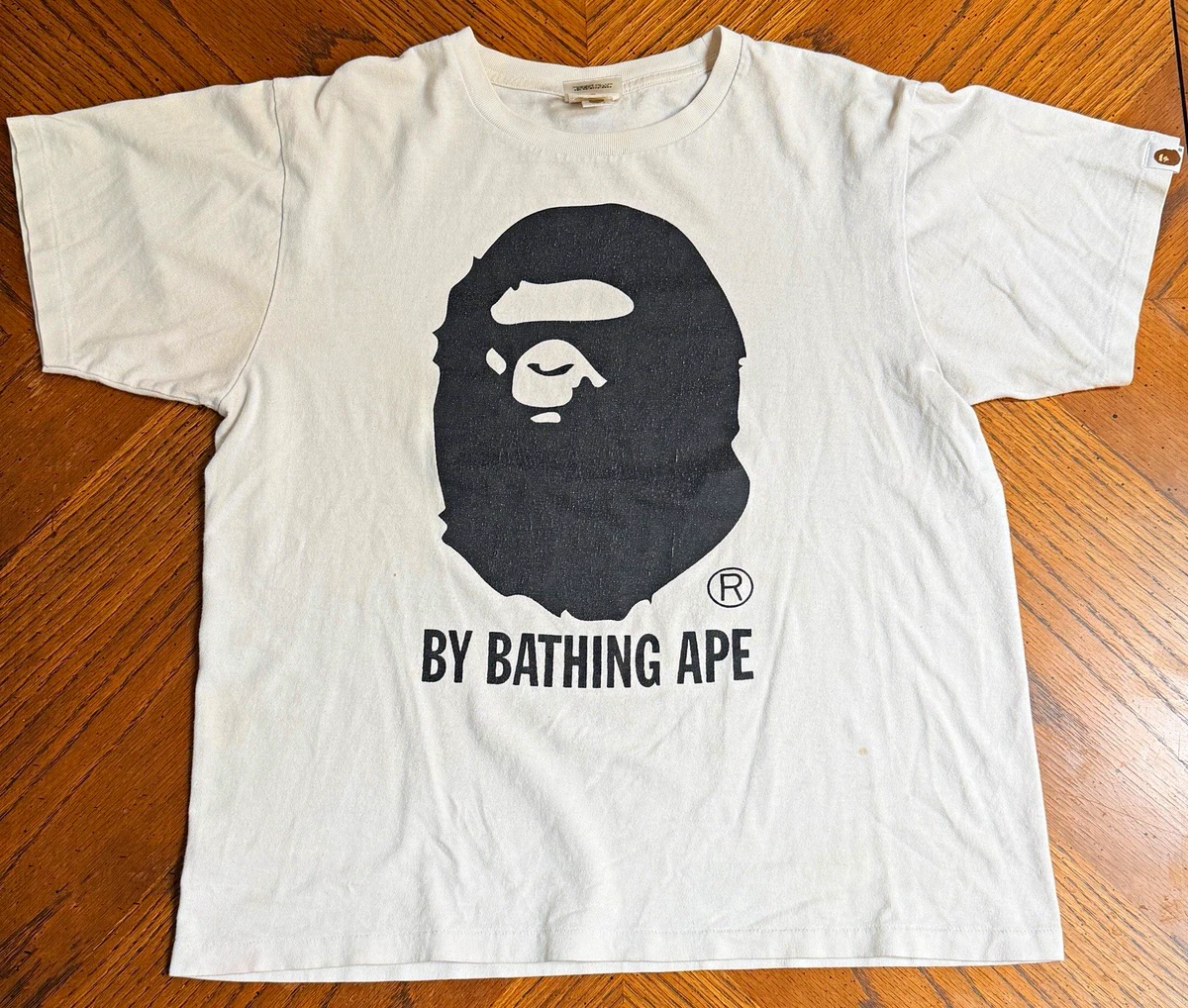 【美品】A BATHING APE Tシャツ 3XL オフホワイト A Bathing Ape White Shirts for Men for sale | eBay