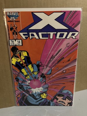 X-Factor 14  1987 CYCLOPS Sentinels X-MEN Copper Age Marvel Comics NM-