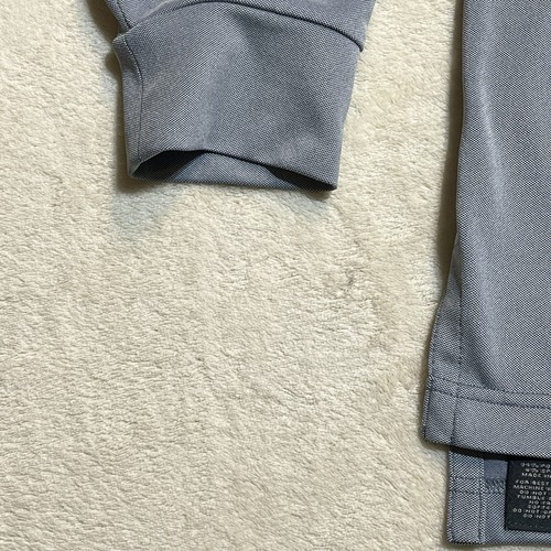 Polo Turtleson Golf Uomo Grande Grigio Manica Lunga Performance Elasticizzata - Foto 9 di 9