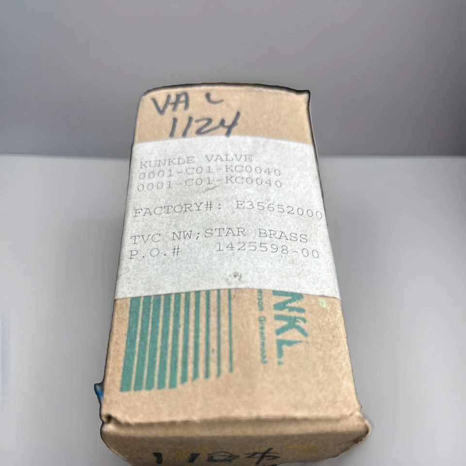 KUNKLE VALVE 0001-C01-KC RELIEF VALVE 1/2” 40 PSIG 80 SCFM.    E7 - Image 2 of 2