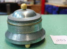 VINTAGE ANTIQUE  POWDER  MUSIC BOX RETRO Video on The Hot Collector