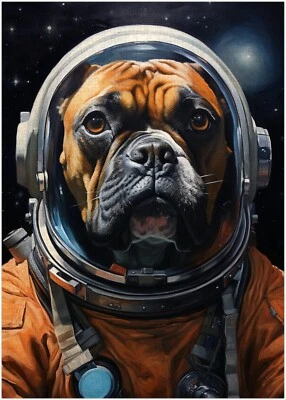 ART OF SOCKS Astronaut Boxer Hund Puzzle 300/500/1000 Teile