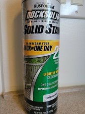 Rust-oleum ROCKSOLID SOLID STAIN 2X THICKER 15.OZ CAN