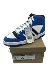 Adidas Youth Break Start Mid Basketball Shoe Team Royal Blue/Black/White Size 5