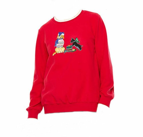 alfred dunner classics womens crew neck long sleeve sweatshirt