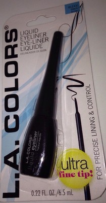 L.A. Colors All Day Wear Fine-Tip Liquid Eyeliner *BLE431 BLACK/BROWN* Sealed BN