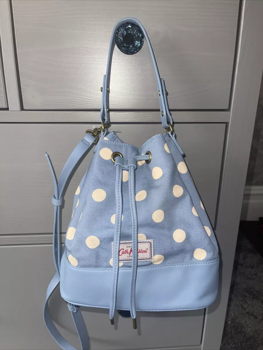 Cath kidston small leather bucket cross body bag sales