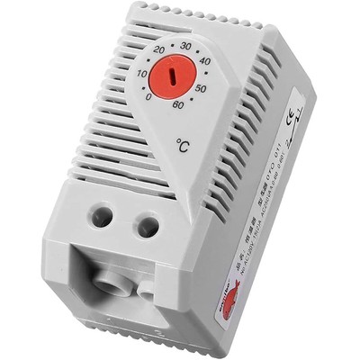 KTO011 Temperature Controller Bimetal Din Rail Mini Thermostat Adjustable 0-60°C