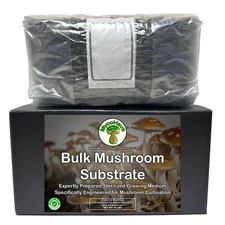 MycoHaus 10 LBS Sterilized Compost Bulk Mushroom Substrate Growing Kit Spawn Bag