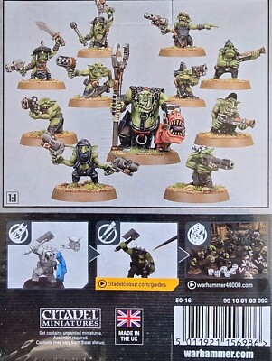 Games Workshop Orks Runtherd And Gretchin – 10 Gretchin & 1 Runtherd, Kunststoff-Miniaturen