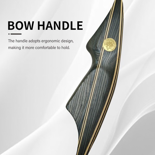 AF 35lb Handmade Wooden Longbow Traditional Archery Recurve Bow Hunting Archery - Picture 6 of 11