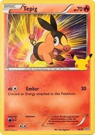 Tepig Pokémon TCG Cards