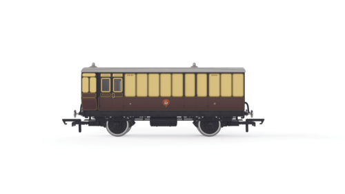 Hornby R40310 OO Gauge GWR, 4 Wheel Coach, Passenger Brake, 505 - Era 2/3 - Picture 1 of 2