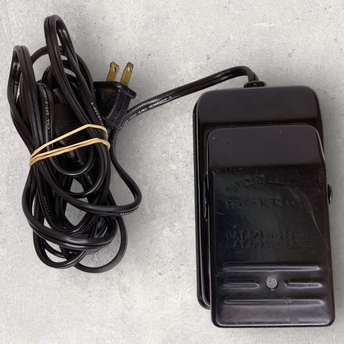 Vintage Sewing Machine Pedal Mercury Electric 704 Foot 705 Knee Speed