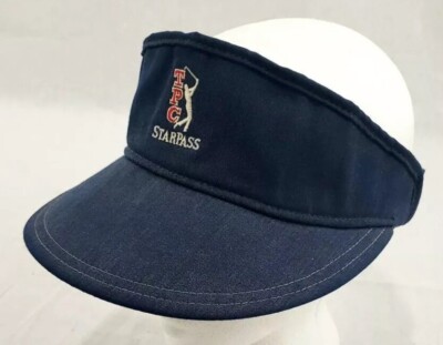 TPC Starpass Country Club New Era Pro Model Golf Visor Blue Vintage VTG