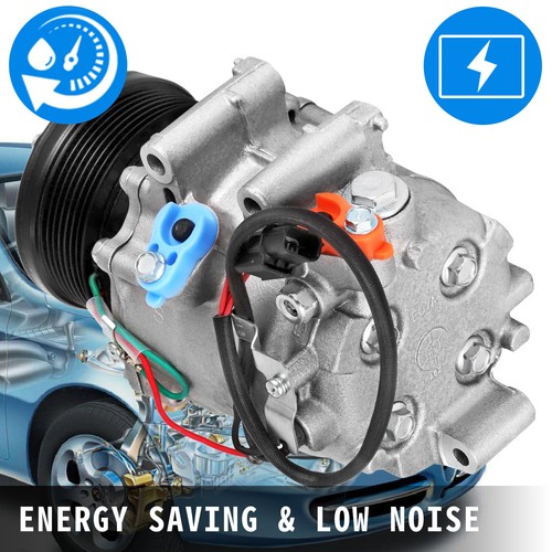 A/C AC Compressor w/ Clutch Fit for Honda Civic 1.8L 2006-2008 2009 2010 2011 - Picture 5 of 12