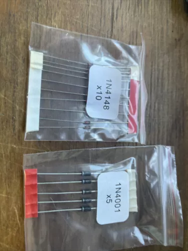 1n4148 & 1N4001 Radio Shack Switching Diode