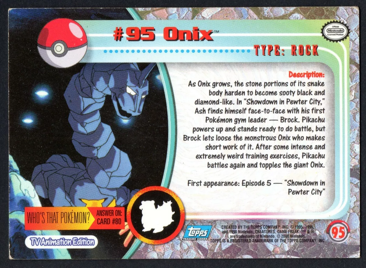 They need to add crystal Onix to the next console game! : r/pokemon