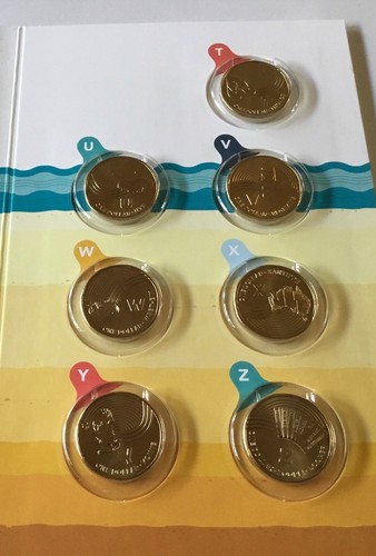 2019 Great Aussie Coin Hunt A-Z Set of 26 UNC $1 coins in folder - Picture 6 of 6