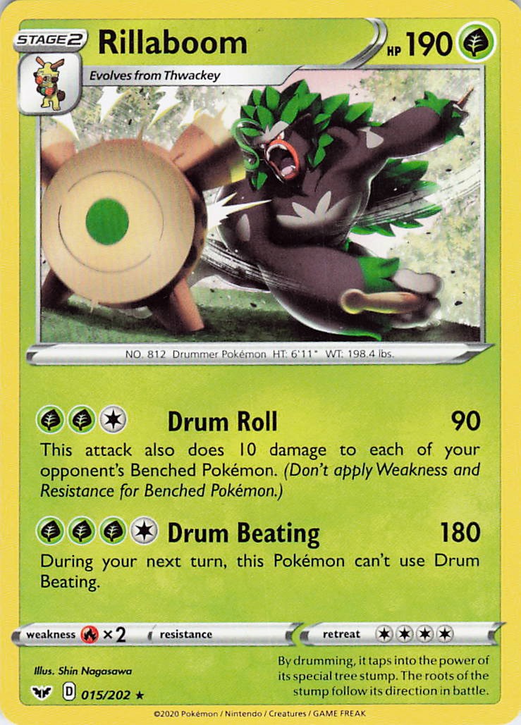 Rillaboom (015) Rare 015/202