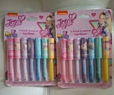 Lot Of 2 JoJo Siwa 7 Pack Scented Lip Gloss Nickelodeon 7 Different Flavor