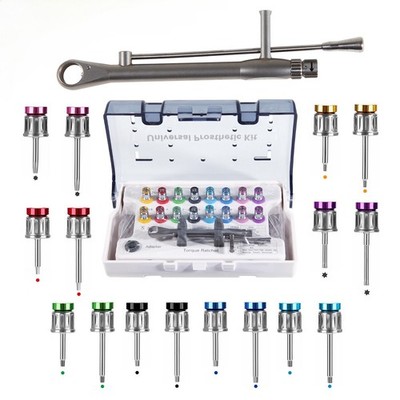 Dental Universal Implantat Prothese Kit Drehmomentschlüssel Schraubendreher Kit