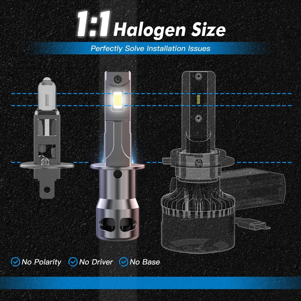 2x Bombillas LED H1 6000K 70W para Aprilia RS 125 1997-2005 haz bajo brillante Foto 3 de 4