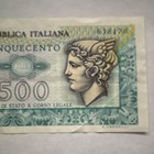 Rare vintage antiqueBank note Italy 500 Lire "Cinquecento" Repubblica Italiana — photo 3