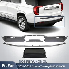 Rear Lower Bumper Cover Valance Panel Kit For 2021-2024 Chevy Tahoe GMC YUKON
