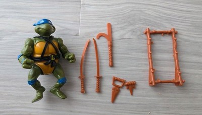  TMNT Leonardo 1988 Vintage | Original Playmates Wave 1 | Zubehör wie abgebildet