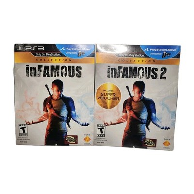 inFamous 2 Collection Sony PlayStation 3 PS3 Cardboard Sleeve 1 Used 2 Sealed 