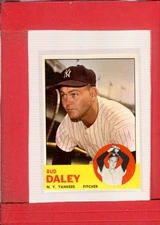 1963 Topps #38 Bud Daley NM+ Yankees ID:65154
