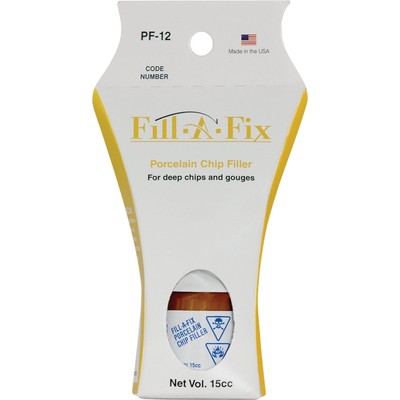 Fixture-Fix Fill-A-Fix Filler Porcelain Chip Repair PF-12 Fixture-Fix Fill-A-Fix