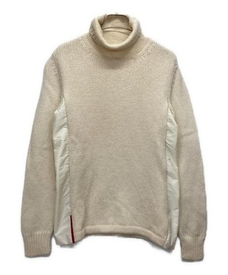 PRADA SPORTS                    Switch turtleneck knit ivory