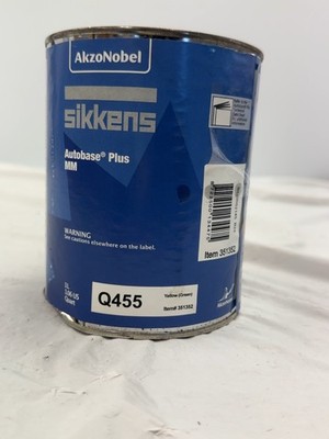 Sikkens Autobase Plus Q455 Yellow Green Basecoat Toner 1L 351352