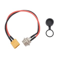 8in Scooter Charging Port Aluminum Alloy ABS Charging Port Lightweight and Ea...