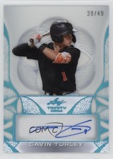2024 Leaf Trinity Clear Auto Platinum 38/49 Gavin Turley #CA-GT1 Auto 0u66