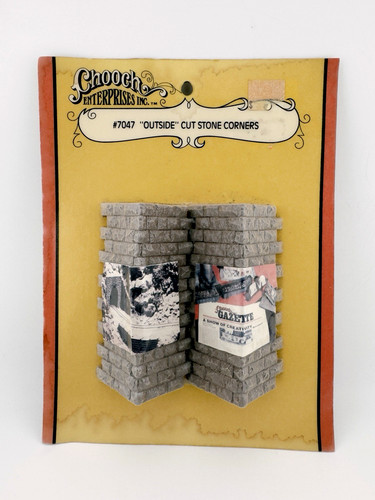 Esquinas de piedra cortada "exterior" escala HO 7047 Chooch Enterprises de colección | Condition: New