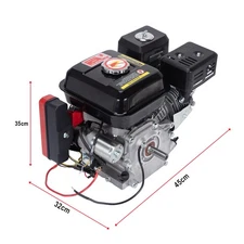 212cc 4-Stroke 7.5 HP 20mm Diameter Shaft Electric Start Horizontal Engine Gas
