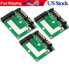 3PCS New Mini PCIE mSATA SSD to 2.5" SATA Adapter Converter Card Module Board